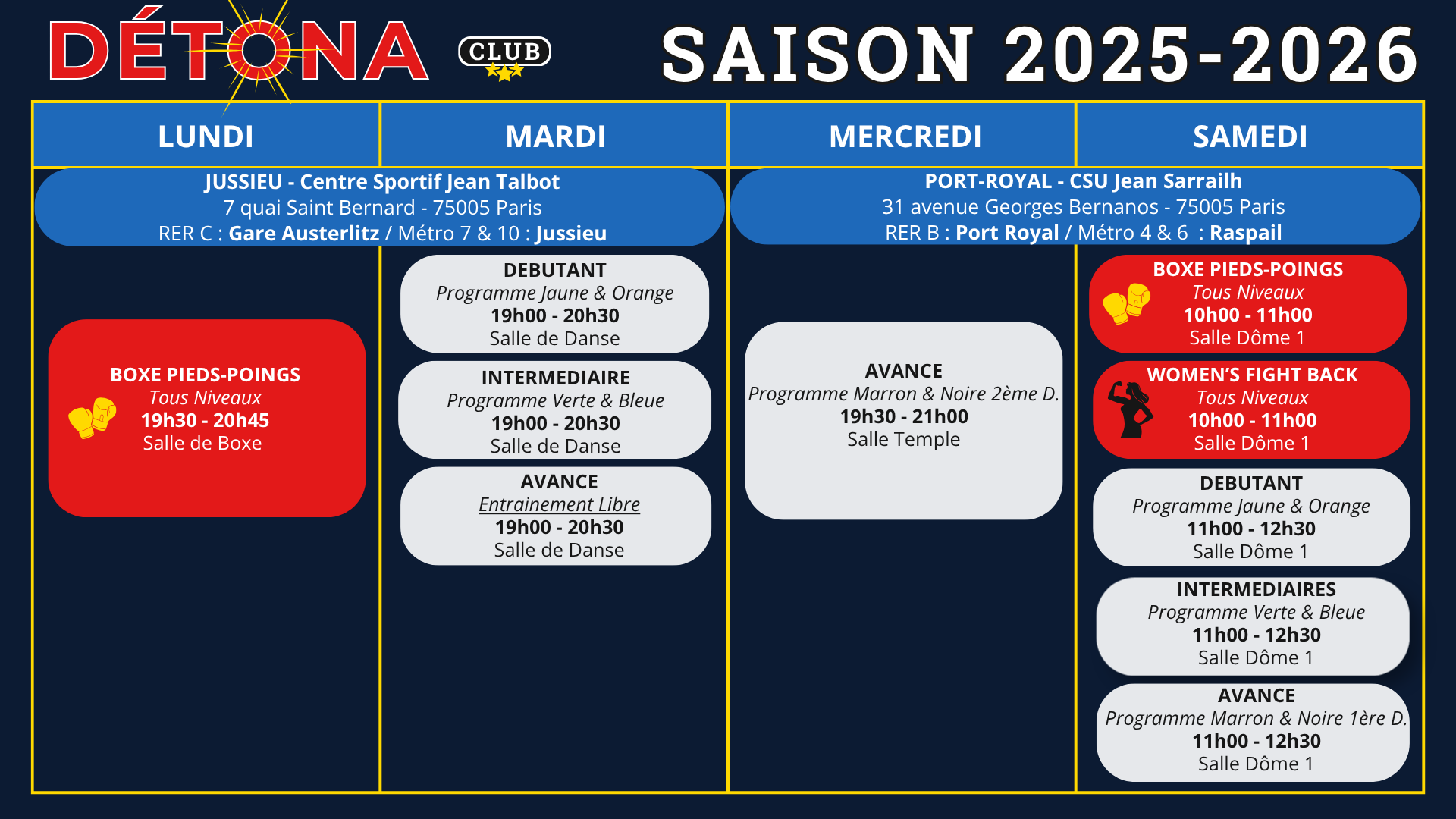 PLANNING DETONA 2025-2026